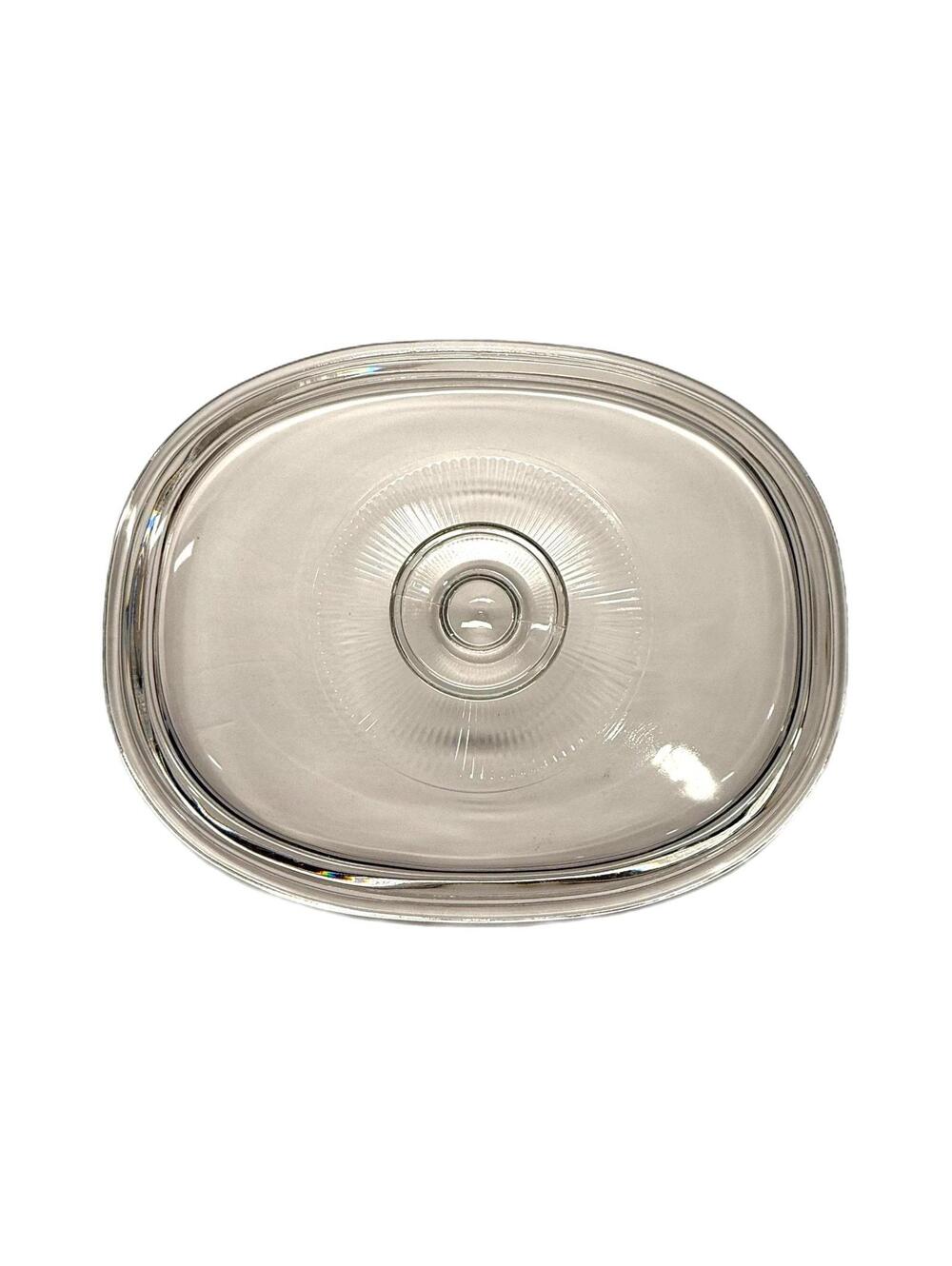 Pyrex Oval 9.5" Clear Glass Lid F12C – Replacement Lid for Casserole Dish
